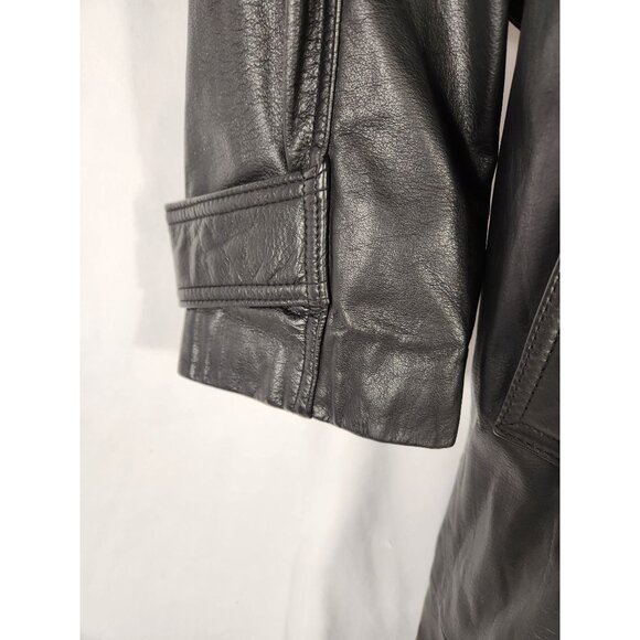 Wilson Leather Thinsulate Midi Trench Coat w Zip Out US/S - Picture 4 of 9